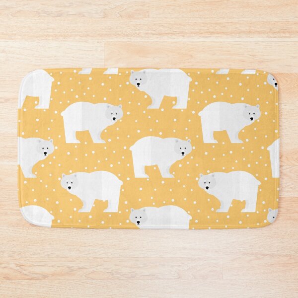 Item preview, Polar bears on yellow designed and sold by reneesillus.