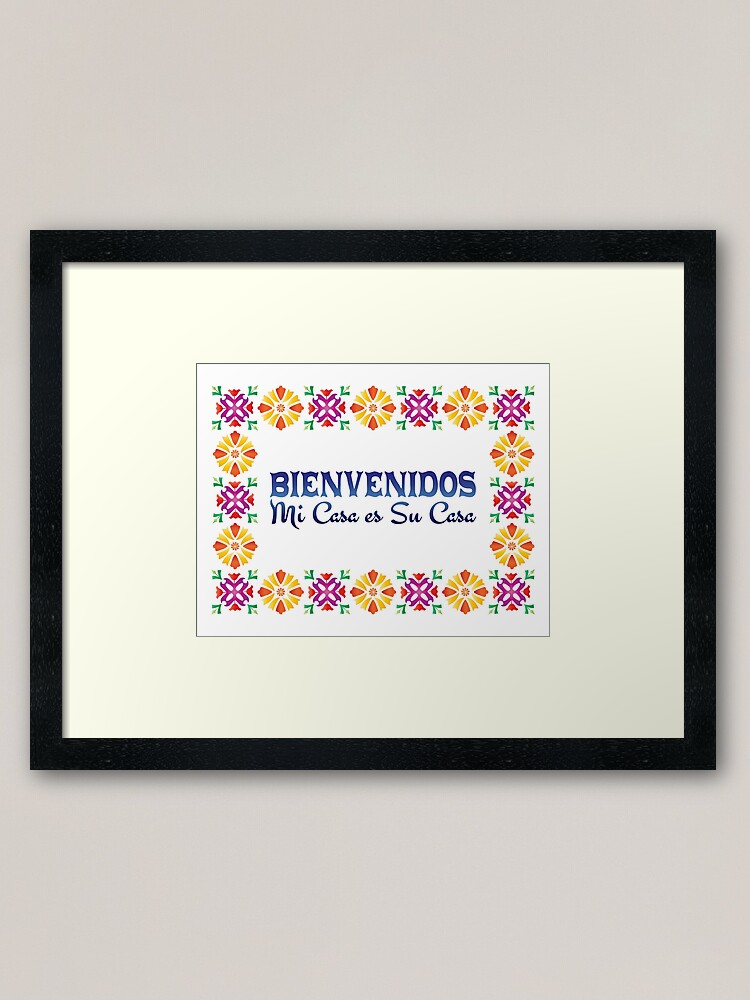 Bienvenidos a me casa Metal Sign Wall Decor for Home and 