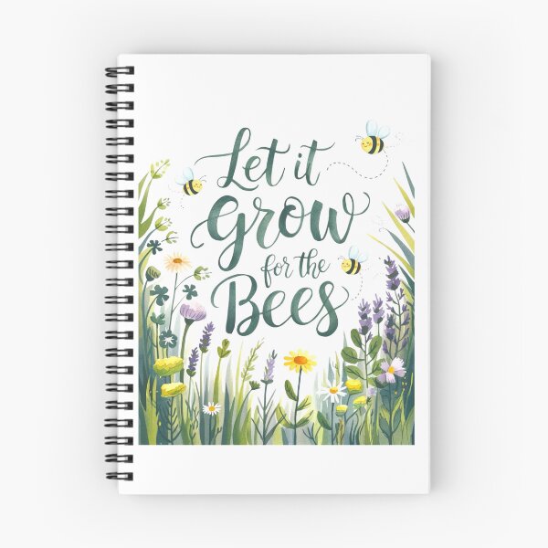 Item preview, No Mow May Let It Grow – Support Bees & Wildflowers designed and sold by BunBuntheDog-.