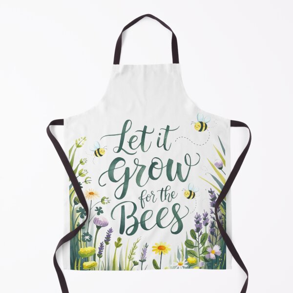 Item preview, No Mow May Let It Grow – Support Bees & Wildflowers designed and sold by BunBuntheDog-.