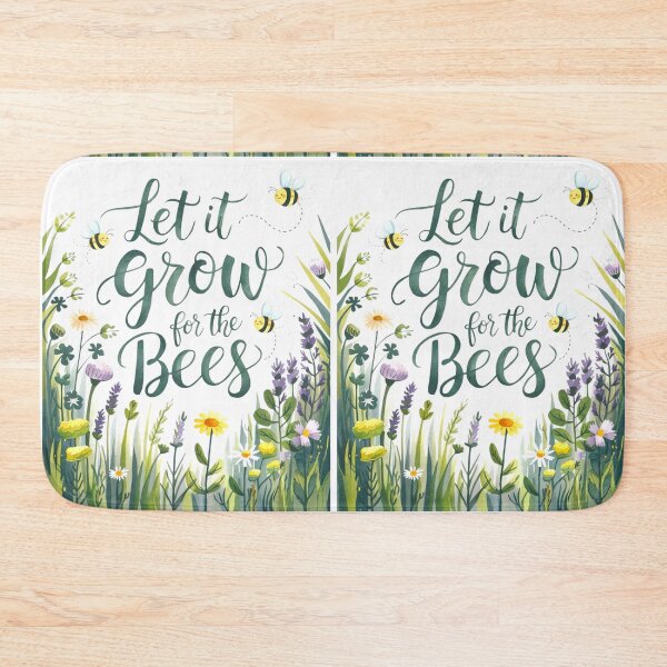 Item preview, No Mow May Let It Grow – Support Bees & Wildflowers designed and sold by BunBuntheDog-.