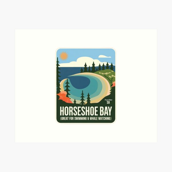 Item preview, Horseshoe Bay (Port Elliot) designed and sold by Random Designs.