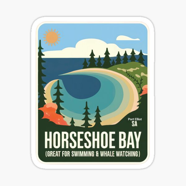 Item preview, Horseshoe Bay (Port Elliot) designed and sold by Random Designs.