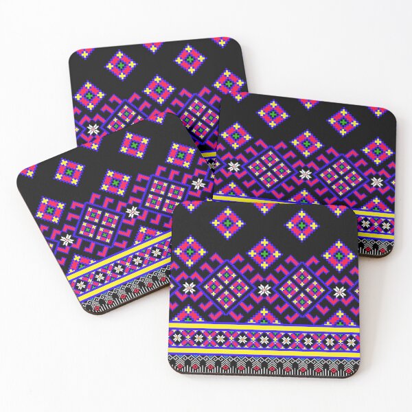 Item preview, Ethnic pixel pattern design designed and sold by DarunDesigns.
