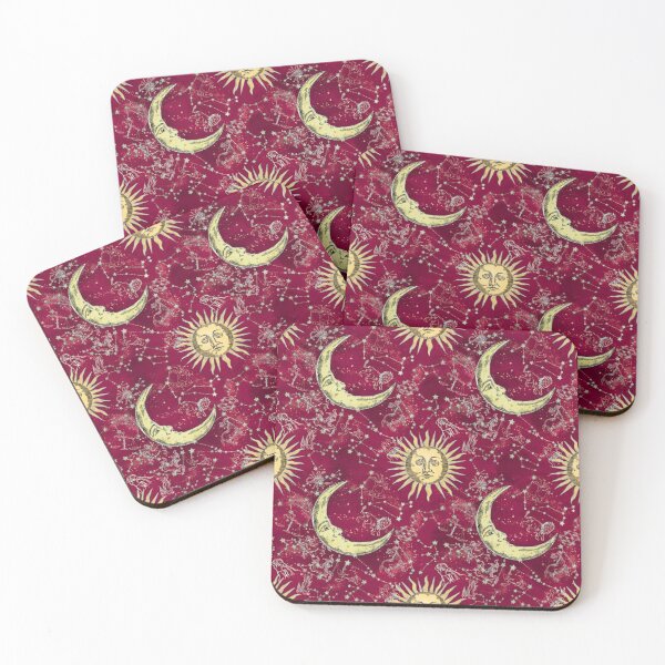 Item preview, Red Celestial Pattern  designed and sold by inthewitchelm.