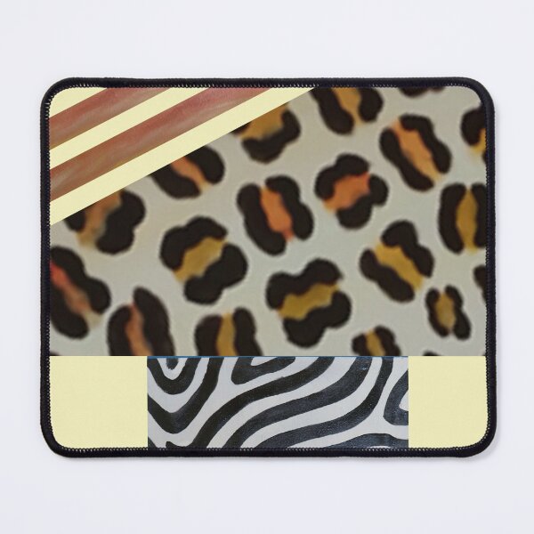 Item preview, Wild Spirit: Leopard rosettes and Zebra lines with land stripes designed and sold by annenambiro.