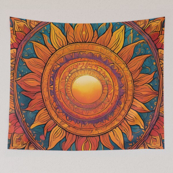 Item preview, Solar Mandala - Radiant Energy designed and sold by Line in Bloom.
