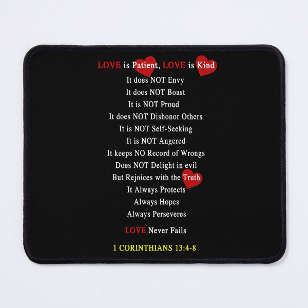 Item preview, 1 CORINTHIANS 13:4-8_LOVE is Patient_LOVE is Kind designed and sold by ARISE inspires.