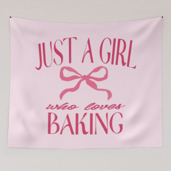 Item preview, Just a Girl Who Loves Baking - Food lover, baking girly designed and sold by ZoeBV.
