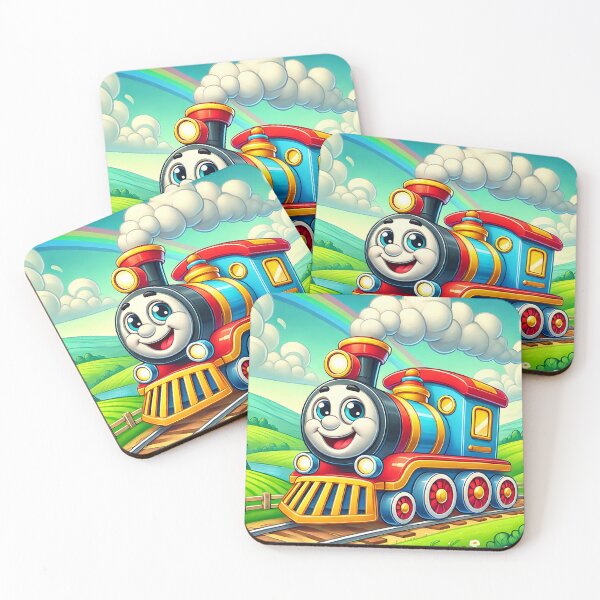 Item preview, Smiling Train - Colorful Kids' Design designed and sold by Adam Krzysztof Wiatr.