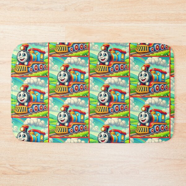 Item preview, Smiling Train - Colorful Kids' Design designed and sold by Adam Krzysztof Wiatr.