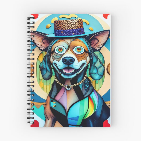 Item preview, Funny Artistic Dog with Hat designed and sold by Artistic Trio  Design.