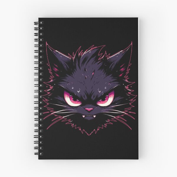 Item preview, Angry Black Cat Anime designed and sold by TomFrontierArt.