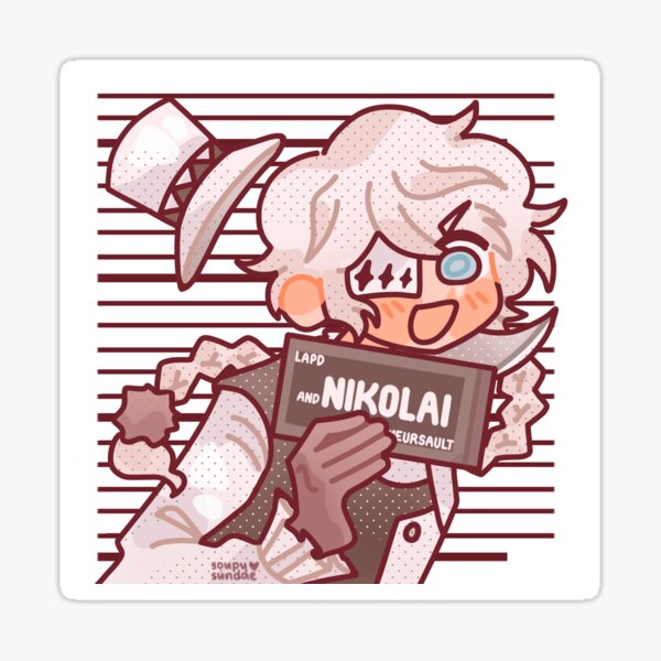 Vista previa del artículo con la obra «Meme de la foto policial de Nikolai Gogol», diseñado y vendido por universaby.