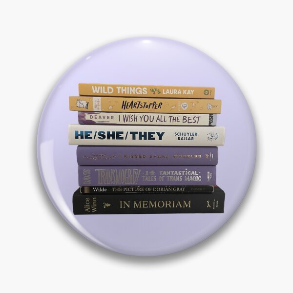 Item preview, Nonbinary / Enby Flag Queer Book Stack designed and sold by h.j.l. art.