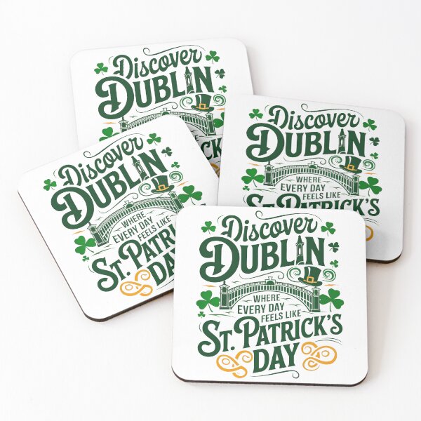Item preview, Discover Dublin – Where Every Day Feels Like St. Patrick’s Day designed and sold by pod24.