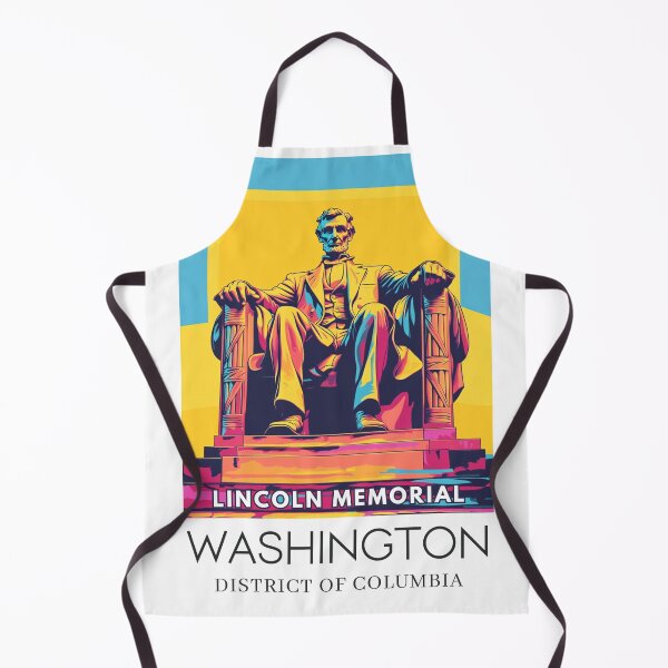 Artikelvorschau, Ein Pop-Art-Reisedruck des Lincoln Memorial – Washington – D.C. entworfen und verkauft von StudioRedKoala.