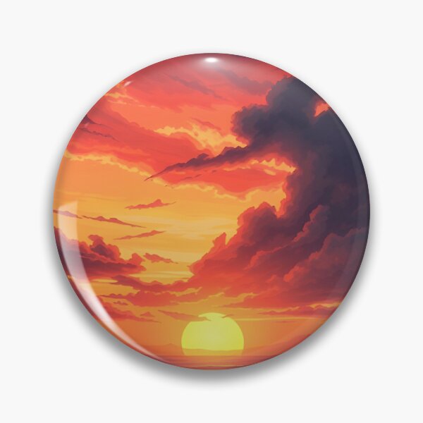 Item preview, Beautiful Beach Sunset  | AI Landscape  designed and sold by typoinspired.