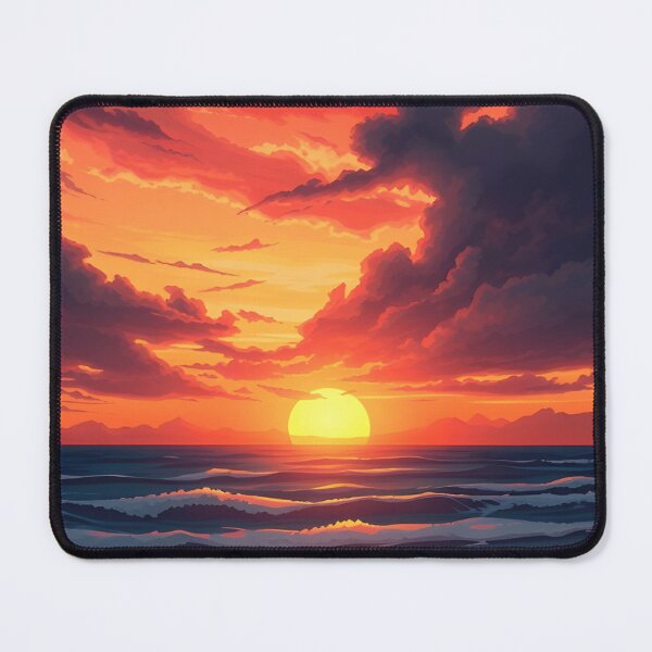 Item preview, Beautiful Beach Sunset | AI Landscape designed and sold by typoinspired.