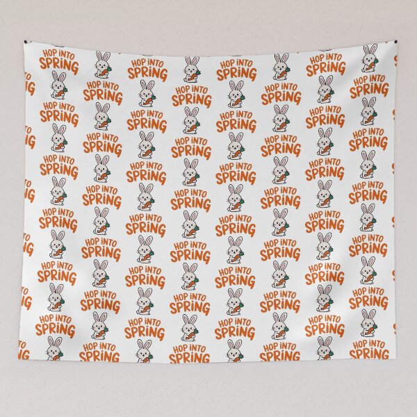 Item preview, Hop Into Spring - Easter Bunny designed and sold by ZAIKY DREAMS.