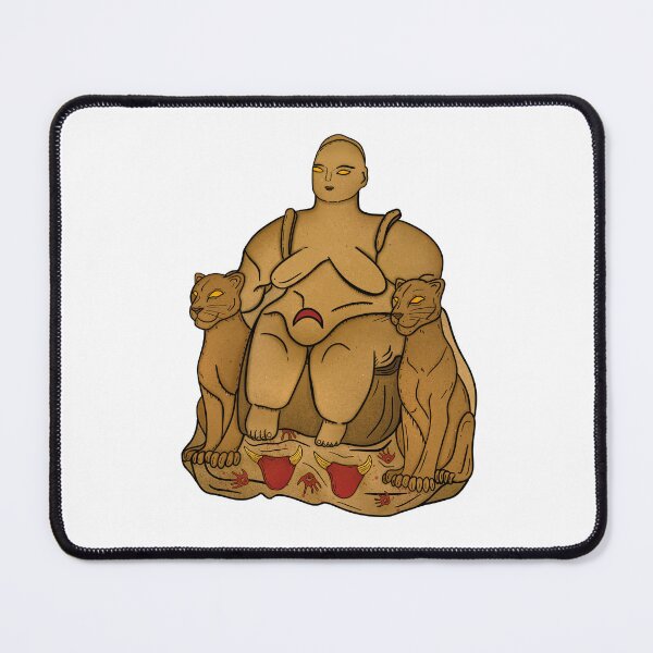 Item preview, Seated Goddess of Çatalhöyük - Neolithic Mother Figurine designed and sold by Ancient-Tales.