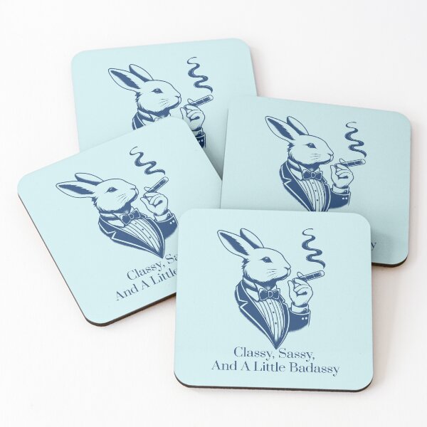 Item preview, Funny Classy Rabbit Smoking Cigar designed and sold by Rott515.