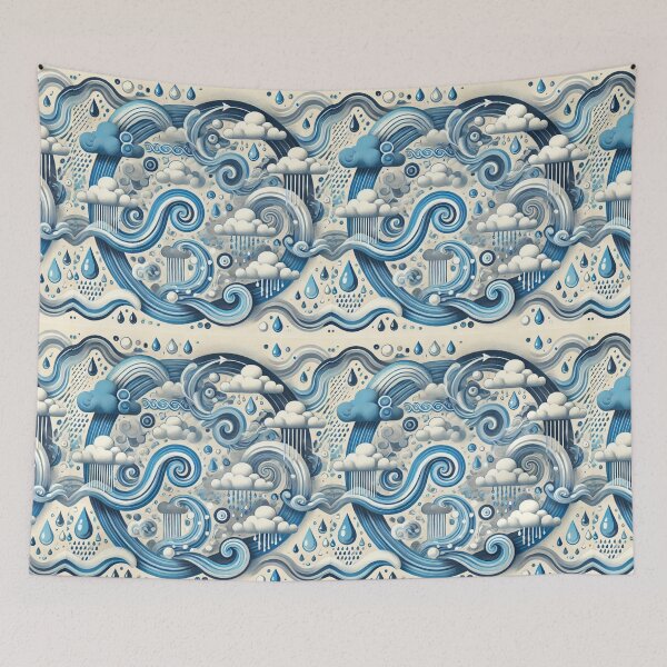 Item preview, Water Cycle Motion in Seamless Flow designed and sold by Traloch O'Laoi.