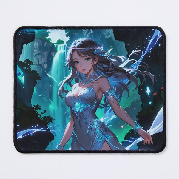 Item preview, The Crystal maiden of Frozen lakes - Dreamlike Art & Poetry designed and sold by Designs-Labs.