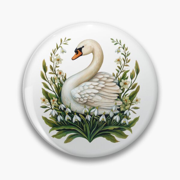 Item preview, Imbolc Swan - Pagan Sabbat Festival designed and sold by Karen MacKellar Designs.