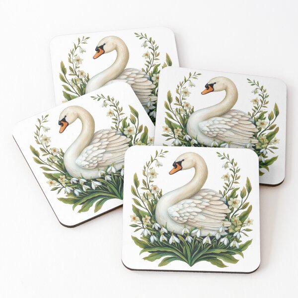 Item preview, Imbolc Swan - Pagan Sabbat Festival designed and sold by Karen MacKellar Designs.