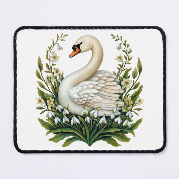 Item preview, Imbolc Swan - Pagan Sabbat Festival designed and sold by Karen MacKellar Designs.