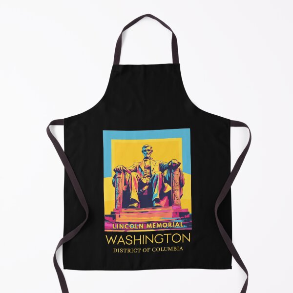 Artikelvorschau, Ein Pop-Art-Reisedruck des Lincoln Memorial – Washington – D.C. entworfen und verkauft von StudioRedKoala.