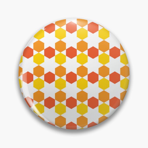 Item preview, Bright hexagon pattern designed and sold by RuthB-Design.