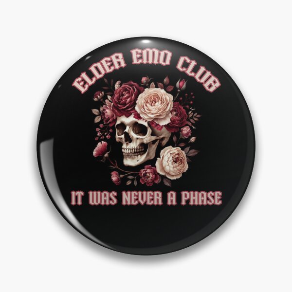 Artikelvorschau, Elder Emo Club – Gothic Skull and Roses Emo Nostalgia entworfen und verkauft von EnchantedOwl.