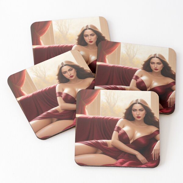 Item preview, Lady in Red – Elegance and Desire designed and sold by InkspiredCreation.