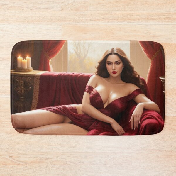 Item preview, Lady in Red – Elegance and Desire designed and sold by InkspiredCreation.