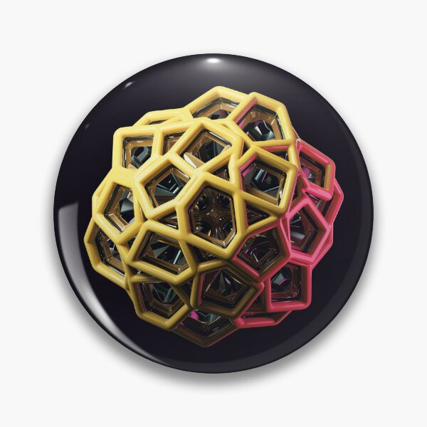 Item preview, UFO molecule. 3D Geometric. Abstract. Technofashion. designed and sold by BD-LLC.