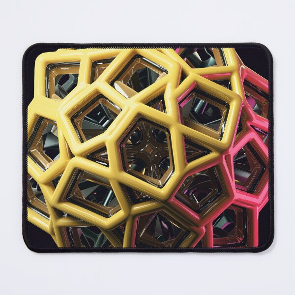 Item preview, UFO molecule. 3D Geometric. Abstract. Technofashion. designed and sold by BD-LLC.