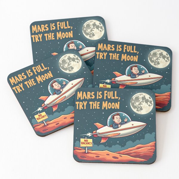 Item preview, Mars is Full, Try the Moon designed and sold by pandk25.