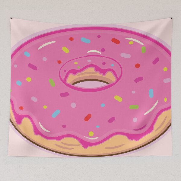 Item preview, Delicious pink donut designed and sold by Esinald.