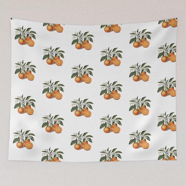 Item preview,  Modern Trendy Watercolor Orange Fruit and Orange Blossom designed and sold by SOUFIANE1991.