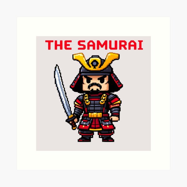 Item preview, The Pixel Samurai designed and sold by Jollys-ArtShop.