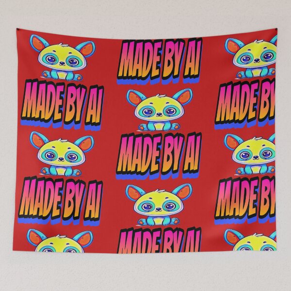 Item preview, the artificial intelligence with cute colorful animal. designed and sold by painting23.