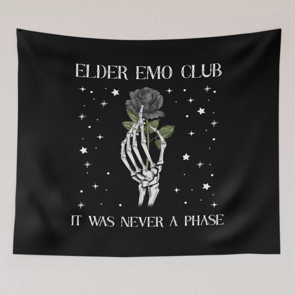 Item preview, Elder Emo Club - It Was Never A Phase  designed and sold by EnchantedOwl.