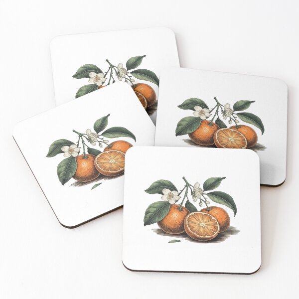 Item preview,  Modern Trendy Watercolor Orange Fruit and Orange Blossom designed and sold by SOUFIANE1991.