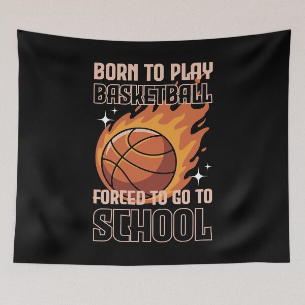 Item preview, Born to play basketball - funny retro basketball designed and sold by Chonkz.