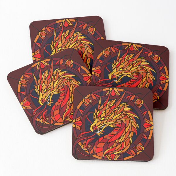 Item preview, Stained glass dragon designed and sold by SpectrumShine.