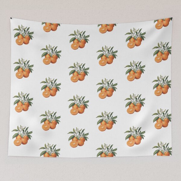 Item preview,  Modern Trendy Watercolor Orange Fruit and Orange Blossom designed and sold by SOUFIANE1991.