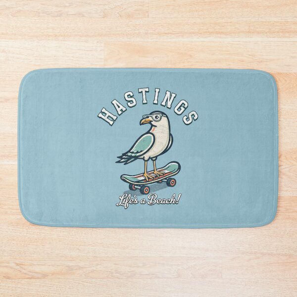 Item preview, Hastings Life's a Beach! Skateboard Seagull designed and sold by shufti.