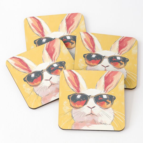 Item preview, Funny Bunny with Sunglasses  designed and sold by PurrGreen.